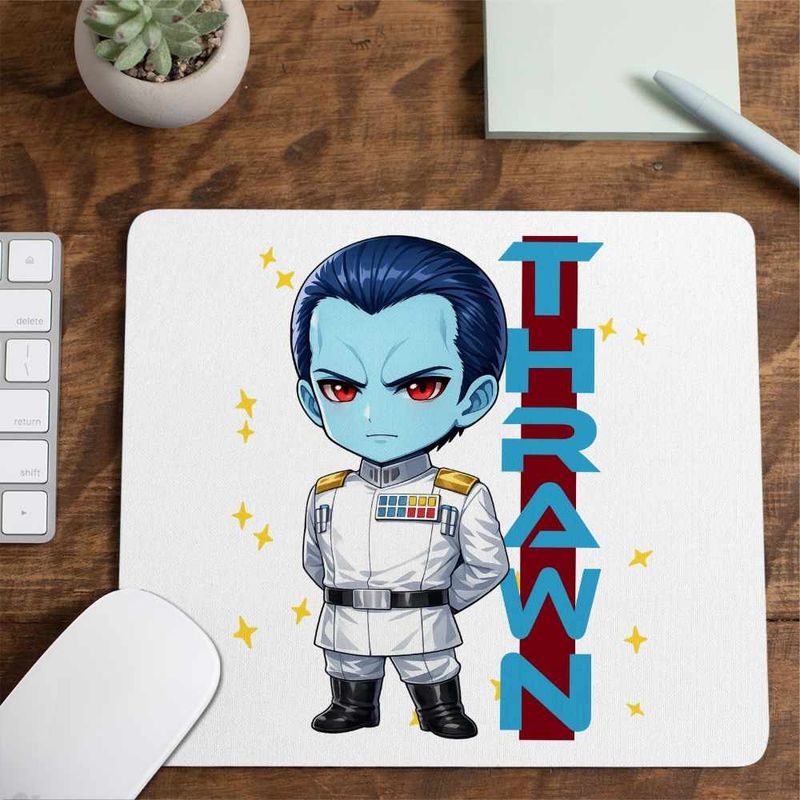 PC, gaming si accesorii - Periferice PC - Mousepad - Mousepad Thrawn Anime Chibi Grand Admiral Star Wars, 21x19cm - Infinity.ro