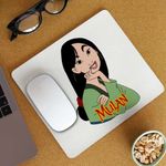 PC, gaming si accesorii - Periferice PC - Mousepad - Mousepad Mulan Kung Fu, 21x19cm - Infinity.ro