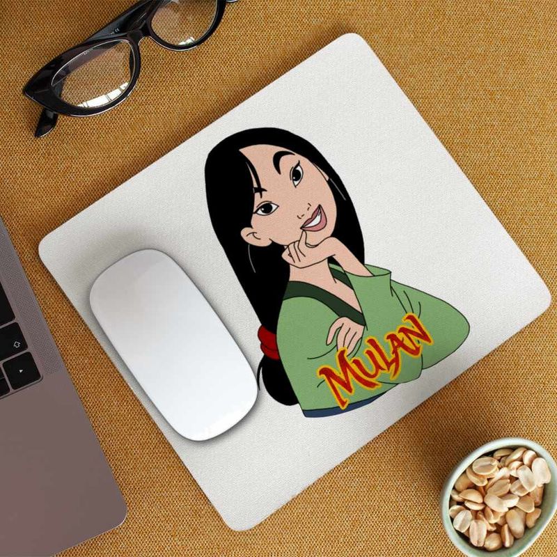 PC, gaming si accesorii - Periferice PC - Mousepad - Mousepad Mulan Kung Fu, 21x19cm - Infinity.ro
