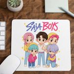 PC, gaming si accesorii - Periferice PC - Mousepad - Mousepad Huntrix Saja Boys Kpop Demon Hunters CoolTrend, 21x19cm - Infinity.ro
