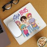 PC, gaming si accesorii - Periferice PC - Mousepad - Mousepad Huntrix Saja Boys Kpop Demon Hunters CoolTrend, 21x19cm - Infinity.ro