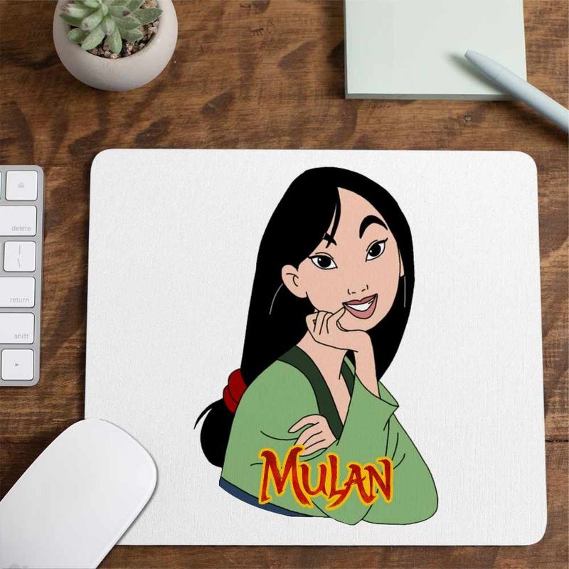 PC, gaming si accesorii - Periferice PC - Mousepad - Mousepad Mulan Kung Fu, 21x19cm - Infinity.ro