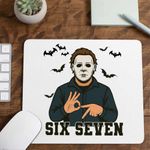 PC, gaming si accesorii - Periferice PC - Mousepad - Mousepad Six Seven Horror Michael Myers 67 Halloween CoolTrend, 21x19cm - Infinity.ro