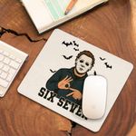 PC, gaming si accesorii - Periferice PC - Mousepad - Mousepad Six Seven Horror Michael Myers 67 Halloween CoolTrend, 21x19cm - Infinity.ro