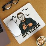 PC, gaming si accesorii - Periferice PC - Mousepad - Mousepad Six Seven Horror Michael Myers 67 Halloween CoolTrend, 21x19cm - Infinity.ro