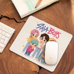 PC, gaming si accesorii - Periferice PC - Mousepad - Mousepad Huntrix Saja Boys Kpop Demon Hunters CoolTrend, 21x19cm - Infinity.ro