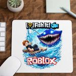 PC, gaming si accesorii - Periferice PC - Mousepad - Mousepad Roblox Fish it Pescar Huggy Wuggy, 21x19cm - Infinity.ro