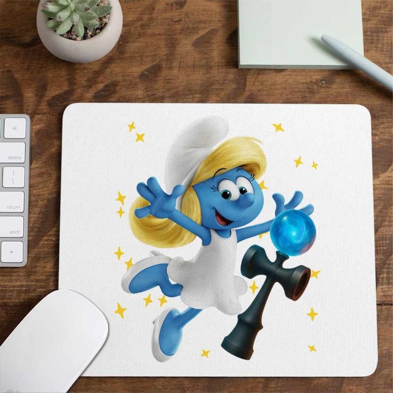 PC, gaming si accesorii - Periferice PC - Mousepad - Mousepad Kendama Strumfita Strumfii Gargamel CoolTrend, 21x19cm - Infinity.ro