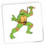 PC, gaming si accesorii - Periferice PC - Mousepad - Mousepad Testoasele Ninja Michelangelo Nunceag, CoolTrend, 21x19cm - Infinity.ro