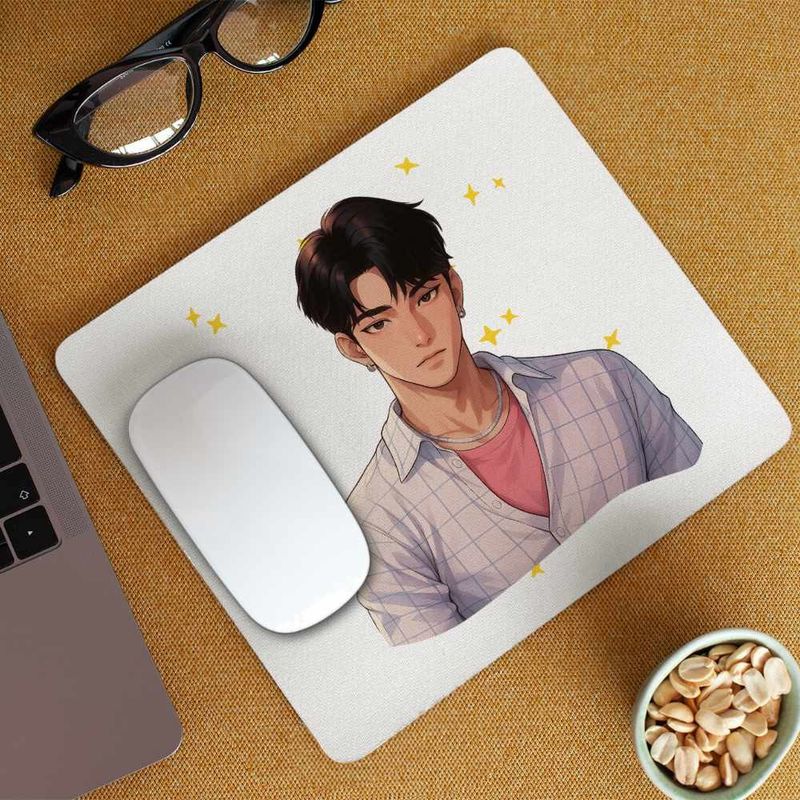 PC, gaming si accesorii - Periferice PC - Mousepad - Mousepad Huntrix Saja Boys Jinu Kpop Demon Hunters CoolTrend, 21x19cm - Infinity.ro
