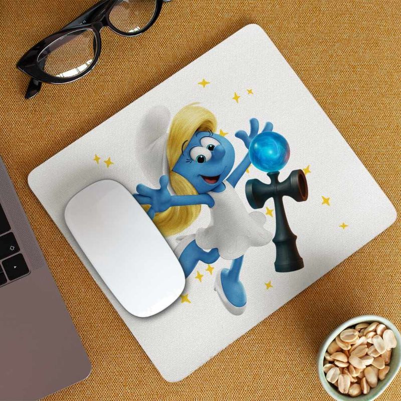 PC, gaming si accesorii - Periferice PC - Mousepad - Mousepad Kendama Strumfita Strumfii Gargamel CoolTrend, 21x19cm - Infinity.ro
