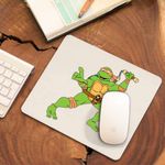 PC, gaming si accesorii - Periferice PC - Mousepad - Mousepad Testoasele Ninja Michelangelo Nunceag, CoolTrend, 21x19cm - Infinity.ro