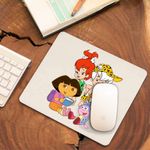 PC, gaming si accesorii - Periferice PC - Mousepad - Mousepad Dora the Explorer Familia Flintstone Bam Bam Bebelusi, CoolTrend, 21x19cm - Infinity.ro