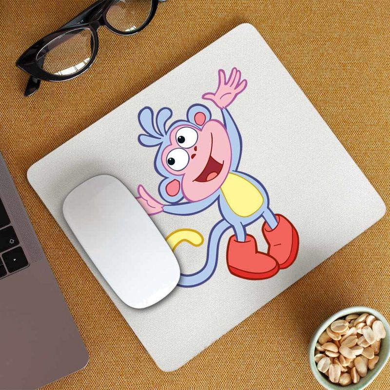 PC, gaming si accesorii - Periferice PC - Mousepad - Mousepad Dora Exploratoarea Boots Maimuta, CoolTrend, 21x19cm - Infinity.ro