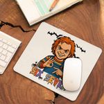 PC, gaming si accesorii - Periferice PC - Mousepad - Mousepad Six Seven Horror Chucky 67 Halloween CoolTrend, 21x19cm - Infinity.ro