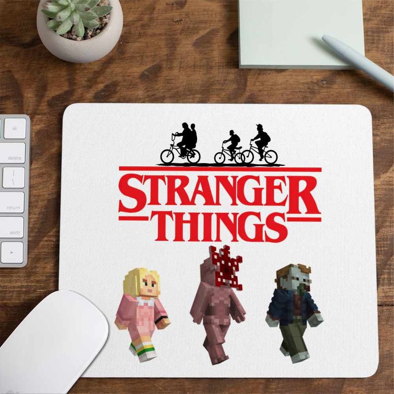PC, gaming si accesorii - Periferice PC - Mousepad - Mousepad Stranger Things Minecraft Demogorgon Roblox CoolTrend, 21x19cm - Infinity.ro