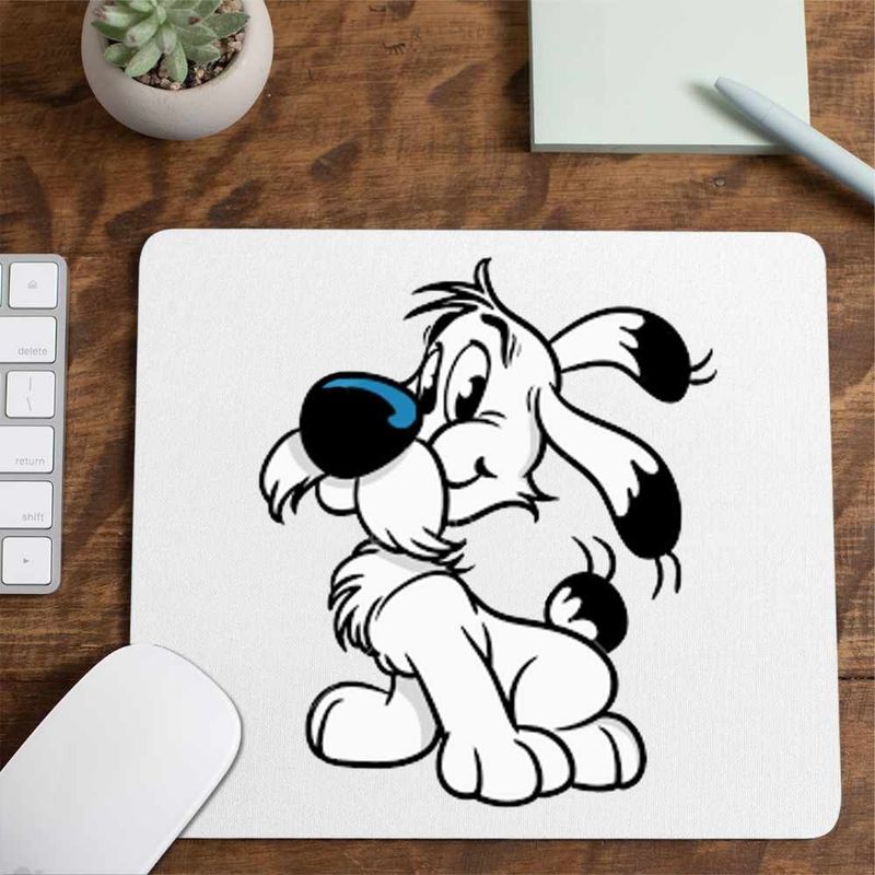 PC, gaming si accesorii - Periferice PC - Mousepad - Mousepad Dogmatix Desene Animate Catelus Asterix, CoolTrend, 21x19cm - Infinity.ro