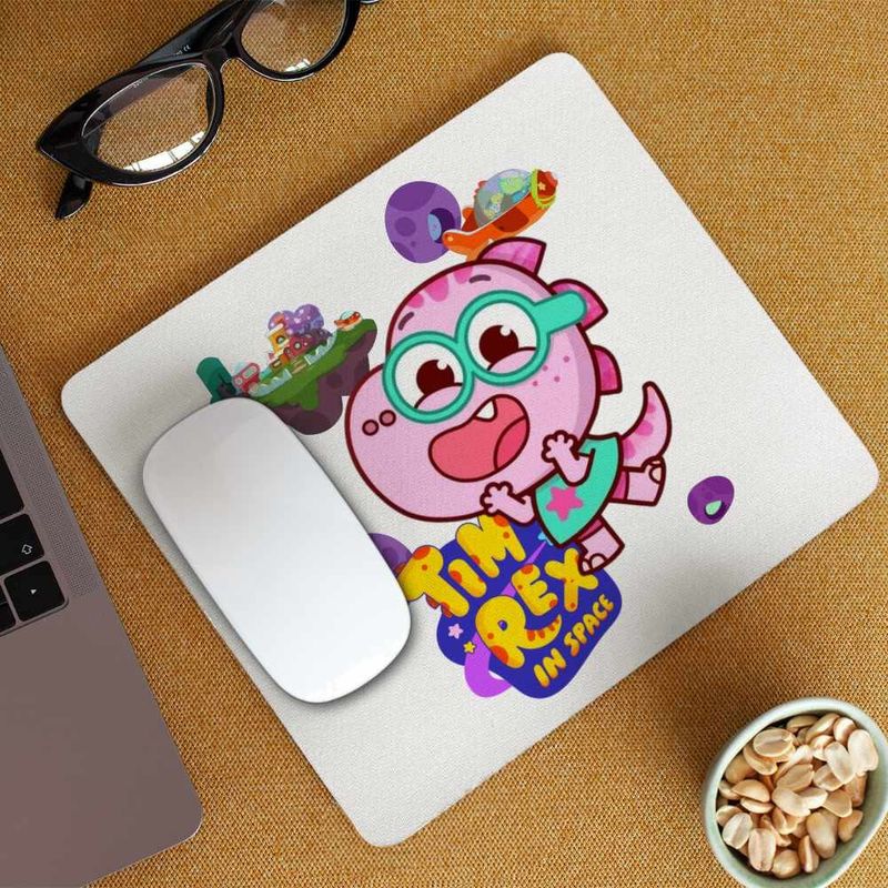 PC, gaming si accesorii - Periferice PC - Mousepad - Mousepad Tim Rex Tia Spatiu Dinozauri Exploratori, CoolTrend, 21x19cm - Infinity.ro