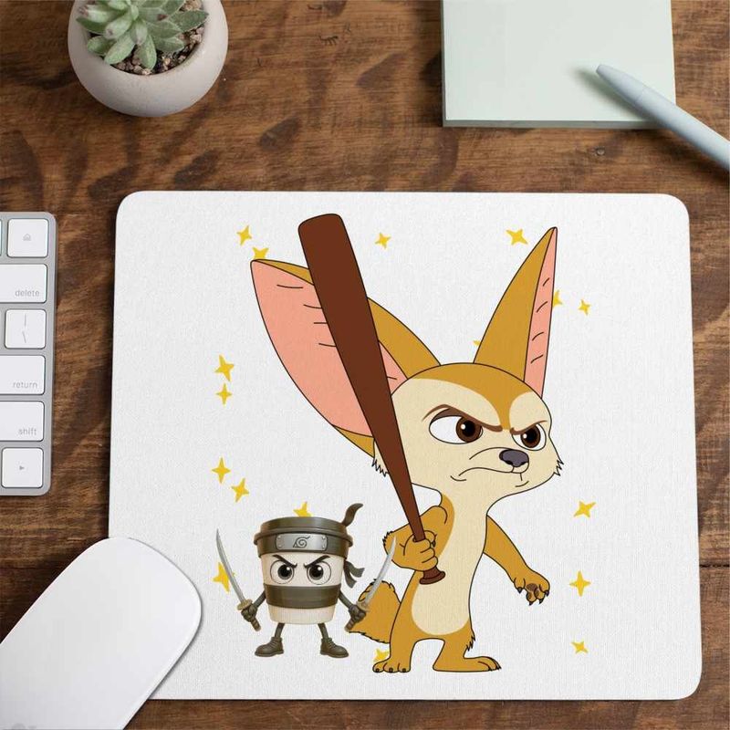 PC, gaming si accesorii - Periferice PC - Mousepad - Mousepad Zootopia Finnick Vulpe Desert Bebe Zootropolis CoolTrend, 21x19cm - Infinity.ro