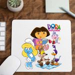 PC, gaming si accesorii - Periferice PC - Mousepad - Mousepad Dora Exploratoarea Strumfita Road Runner Coiotul Baby Bebelusi Buba, CoolTrend, 21x19cm - Infinity.ro