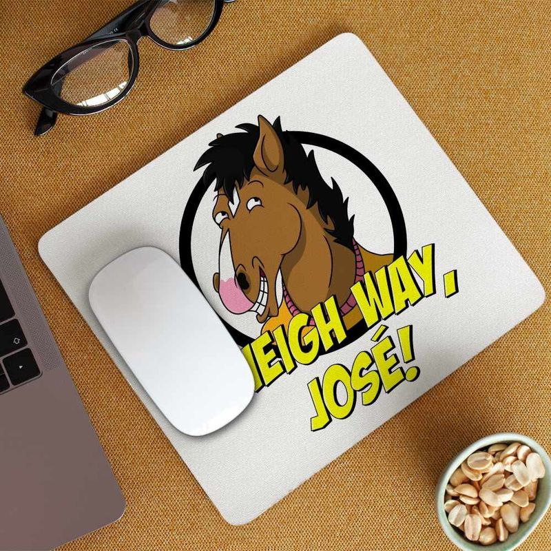 PC, gaming si accesorii - Periferice PC - Mousepad - Mousepad BoJack Horseman Neigh Way Jose CoolTrend, 21x19cm - Infinity.ro