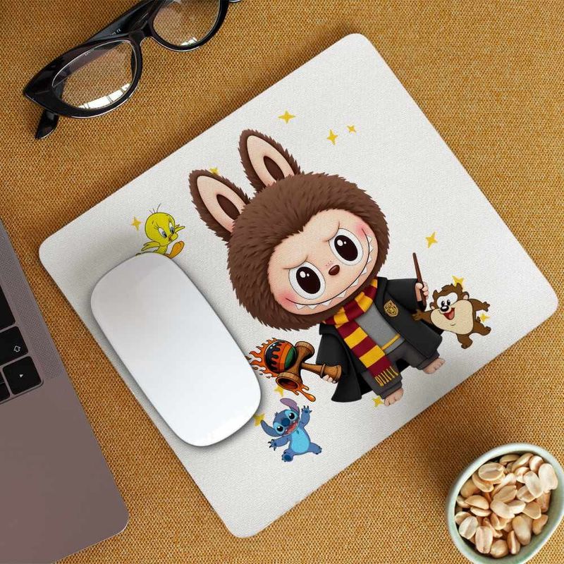 PC, gaming si accesorii - Periferice PC - Mousepad - Mousepad Kendama Harry Potter Labubu Skin CoolTrend, 21x19cm - Infinity.ro