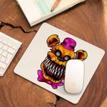 PC, gaming si accesorii - Periferice PC - Mousepad - Mousepad Fnaf Nightmare Freddy Five Nights at Freddy Horror Halloween CoolTrend, 21x19cm - Infinity.ro