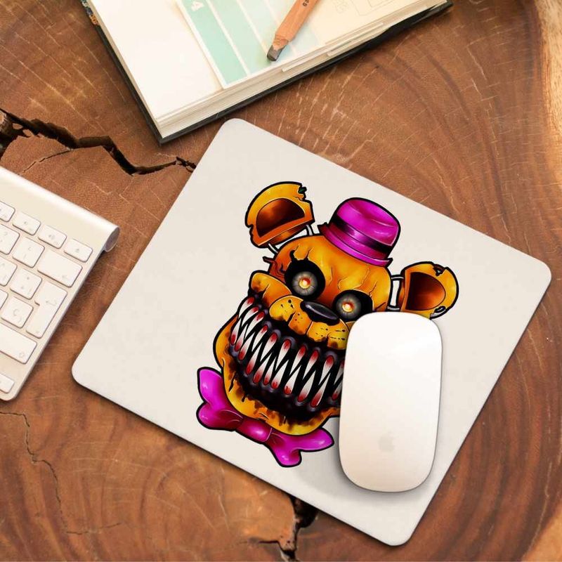 PC, gaming si accesorii - Periferice PC - Mousepad - Mousepad Fnaf Nightmare Freddy Five Nights at Freddy Horror Halloween CoolTrend, 21x19cm - Infinity.ro