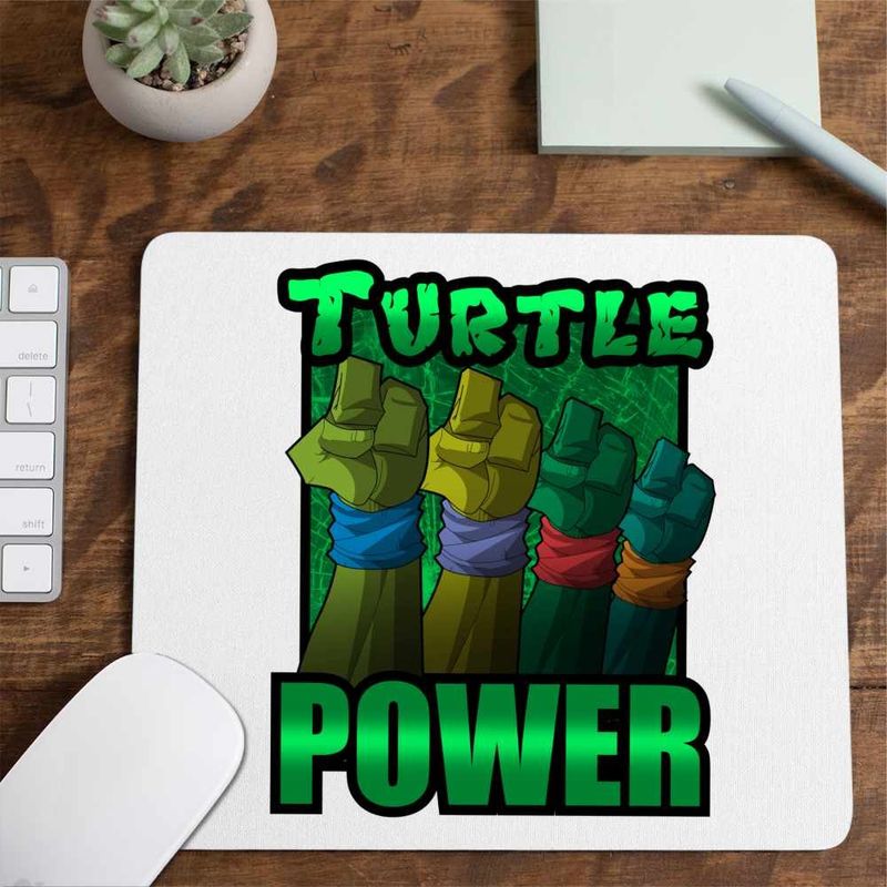 PC, gaming si accesorii - Periferice PC - Mousepad - Mousepad Testoasele Ninja Turtle Power, CoolTrend, 21x19cm - Infinity.ro