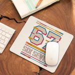 PC, gaming si accesorii - Periferice PC - Mousepad - Mousepad Six Seven Effect Glitch 67 CoolTrend, 21x19cm - Infinity.ro