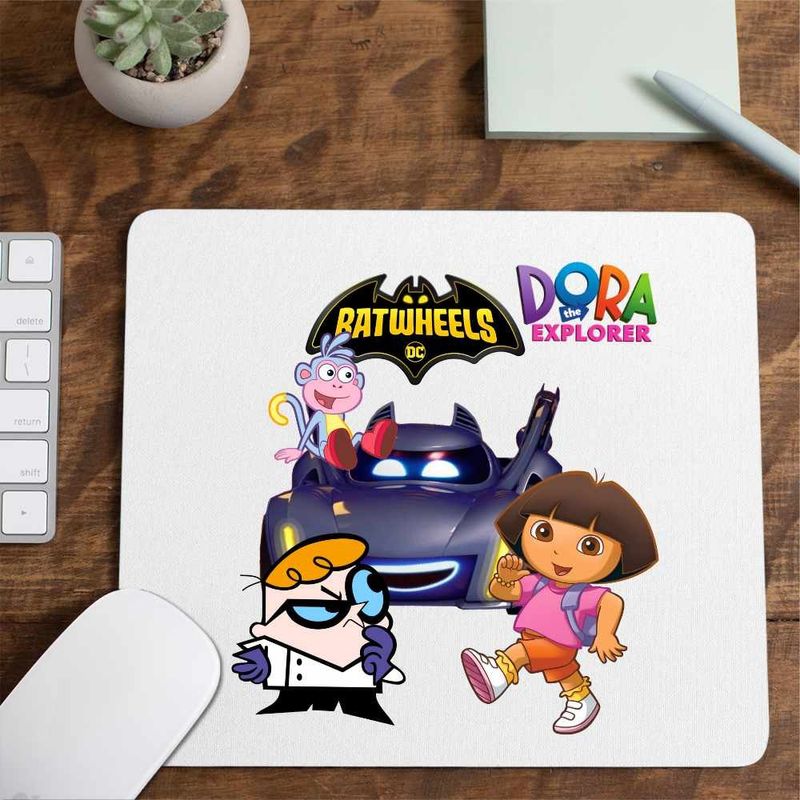 PC, gaming si accesorii - Periferice PC - Mousepad - Mousepad Dora Exploratoarea Batwheels Dexter, CoolTrend, 21x19cm - Infinity.ro