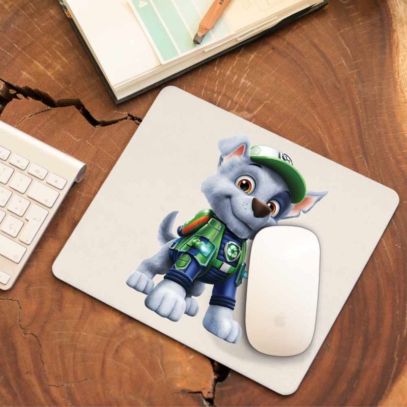 PC, gaming si accesorii - Periferice PC - Mousepad - Mousepad Paw Patrol Rocky Patrula Catelusilor Pompier, CoolTrend, 21x19cm - Infinity.ro