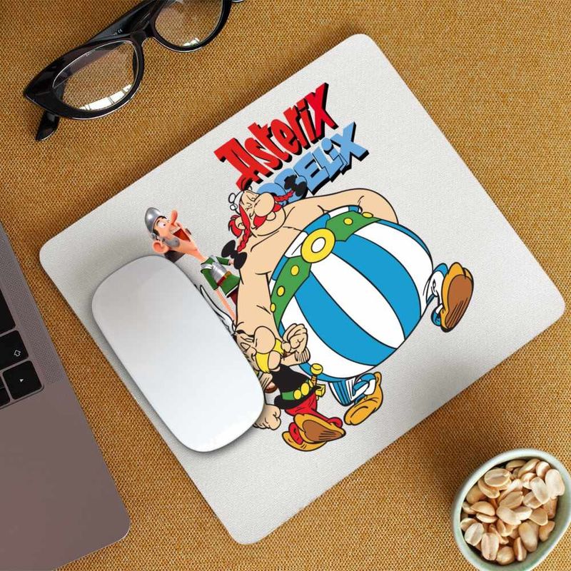 PC, gaming si accesorii - Periferice PC - Mousepad - Mousepad Asterix Obelix Aventuri Cezar, CoolTrend, 21x19cm - Infinity.ro