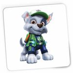 PC, gaming si accesorii - Periferice PC - Mousepad - Mousepad Paw Patrol Rocky Patrula Catelusilor Pompier, CoolTrend, 21x19cm - Infinity.ro