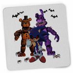 PC, gaming si accesorii - Periferice PC - Mousepad - Mousepad Fnaf Sonic Five Nights at Freddy Horror Halloween CoolTrend, 21x19cm - Infinity.ro