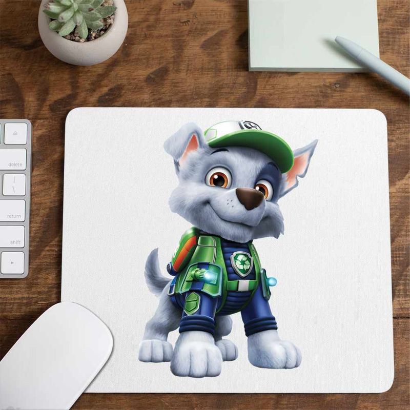 PC, gaming si accesorii - Periferice PC - Mousepad - Mousepad Paw Patrol Rocky Patrula Catelusilor Pompier, CoolTrend, 21x19cm - Infinity.ro