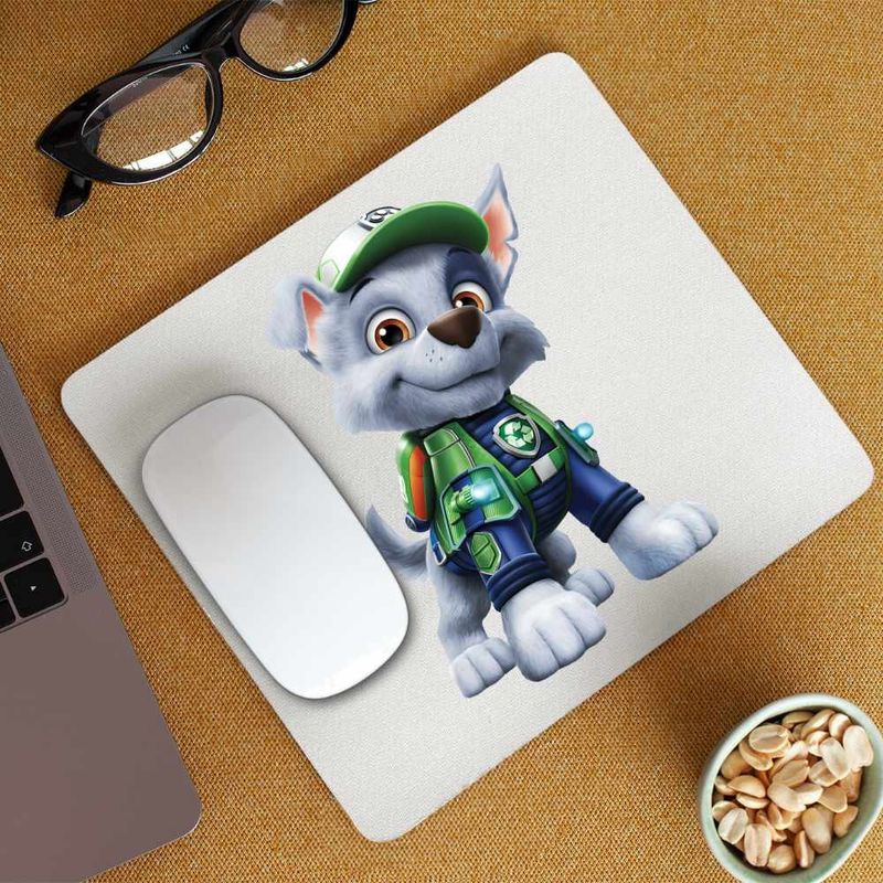 PC, gaming si accesorii - Periferice PC - Mousepad - Mousepad Paw Patrol Rocky Patrula Catelusilor Pompier, CoolTrend, 21x19cm - Infinity.ro