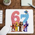 PC, gaming si accesorii - Periferice PC - Mousepad - Mousepad Fnaf Six Seven Ice Cream Party Five Nights at Freddy Horror Halloween CoolTrend, 21x19cm - Infinity.ro