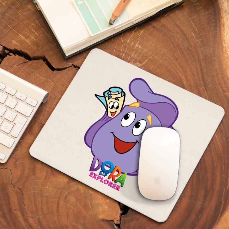 PC, gaming si accesorii - Periferice PC - Mousepad - Mousepad Dora Explorer Ghiozdan Harta Actiune, CoolTrend, 21x19cm - Infinity.ro