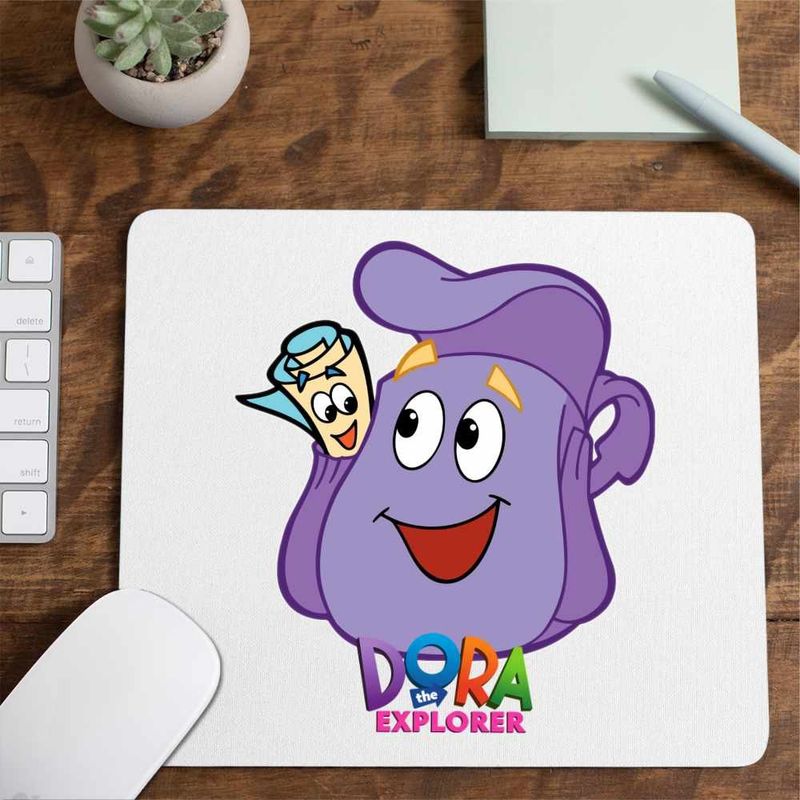 PC, gaming si accesorii - Periferice PC - Mousepad - Mousepad Dora Explorer Ghiozdan Harta Actiune, CoolTrend, 21x19cm - Infinity.ro