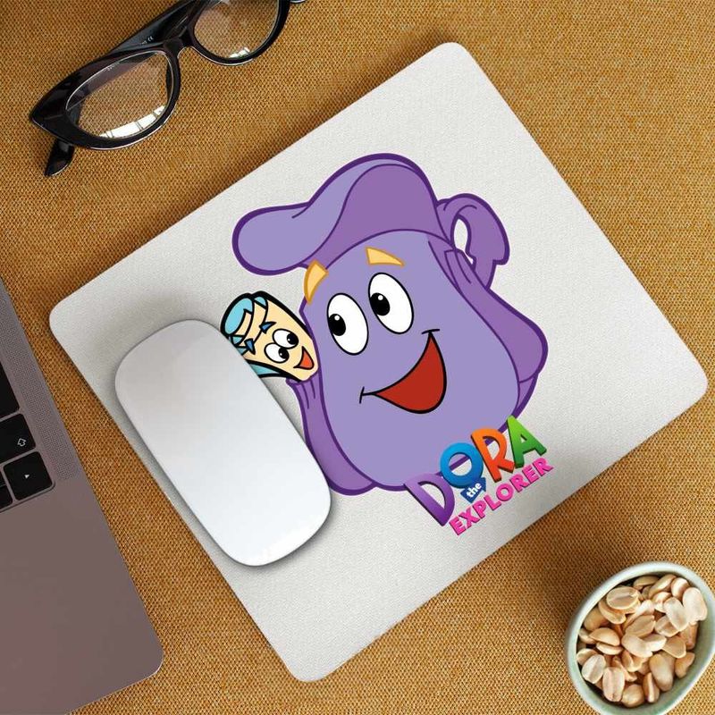 PC, gaming si accesorii - Periferice PC - Mousepad - Mousepad Dora Explorer Ghiozdan Harta Actiune, CoolTrend, 21x19cm - Infinity.ro