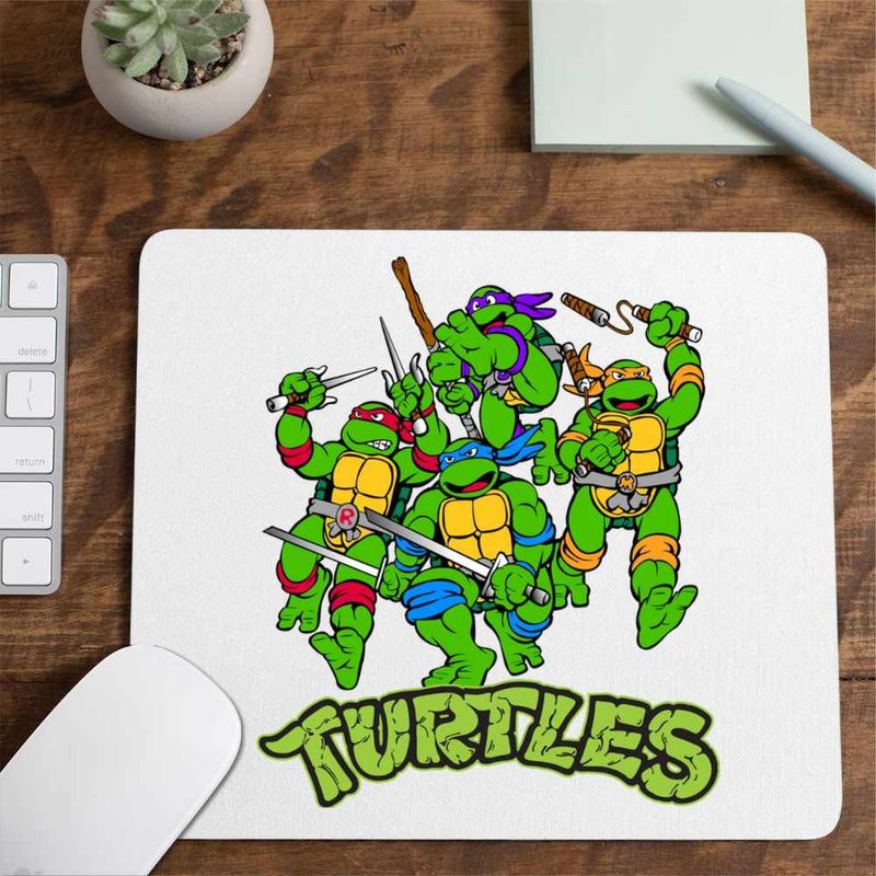 PC, gaming si accesorii - Periferice PC - Mousepad - Mousepad Testoasele Ninja Teenage Mutant, CoolTrend, 21x19cm - Infinity.ro