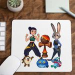 PC, gaming si accesorii - Periferice PC - Mousepad - Mousepad Kendama Huntrix Zootopia Demon Hunters Judy K-pop CoolTrend, 21x19cm - Infinity.ro
