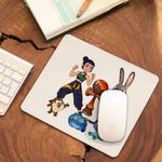 PC, gaming si accesorii - Periferice PC - Mousepad - Mousepad Kendama Huntrix Zootopia Demon Hunters Judy K-pop CoolTrend, 21x19cm - Infinity.ro