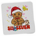 PC, gaming si accesorii - Periferice PC - Mousepad - Mousepad Six Seven Omul de Turta Dulce Craciun CoolTrend, 21x19cm - Infinity.ro