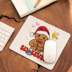 PC, gaming si accesorii - Periferice PC - Mousepad - Mousepad Six Seven Omul de Turta Dulce Craciun CoolTrend, 21x19cm - Infinity.ro