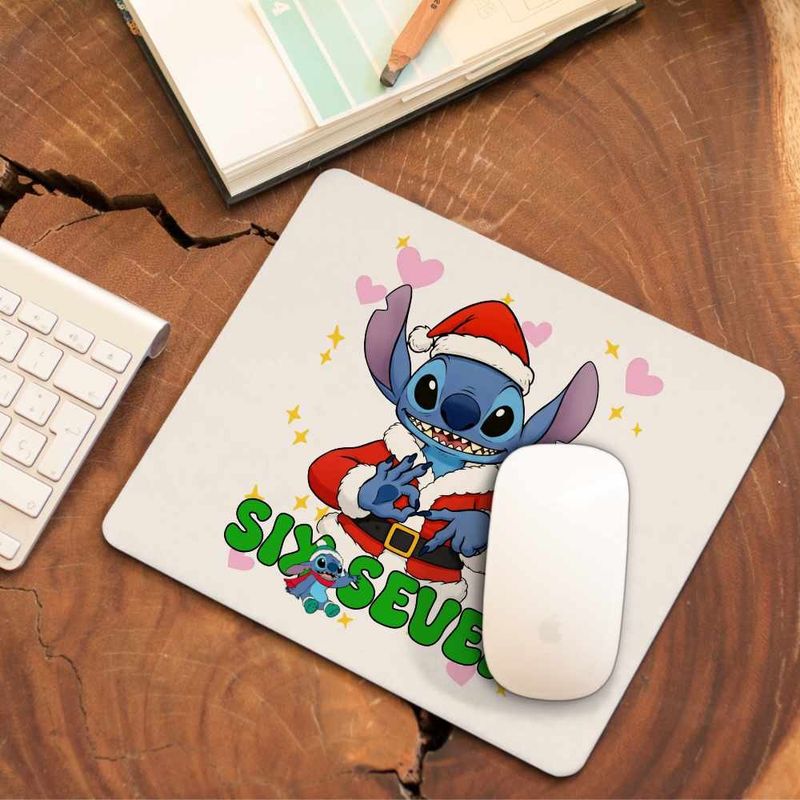 PC, gaming si accesorii - Periferice PC - Mousepad - Mousepad Six Seven Stitch Craciun 67 CoolTrend, 21x19cm - Infinity.ro