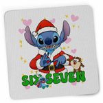 PC, gaming si accesorii - Periferice PC - Mousepad - Mousepad Six Seven Stitch Craciun 67 CoolTrend, 21x19cm - Infinity.ro