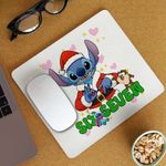PC, gaming si accesorii - Periferice PC - Mousepad - Mousepad Six Seven Stitch Craciun 67 CoolTrend, 21x19cm - Infinity.ro