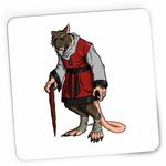 PC, gaming si accesorii - Periferice PC - Mousepad - Mousepad Testoasele Ninja Sensei Master Splinter Sobolan Batran, CoolTrend, 21x19cm - Infinity.ro